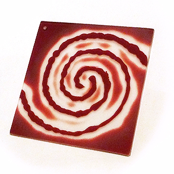 Bild: Mattiertes Überfangglas