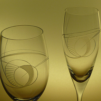 Bild: Weißwein- / Sektglas